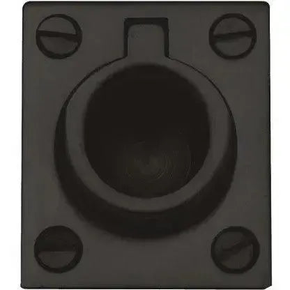 Baldwin 0392 Small Flush Ring Pull Oil Rubbed Bronze