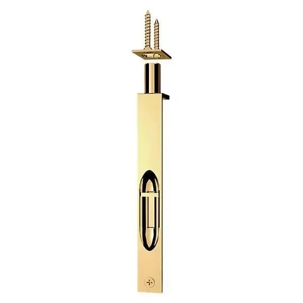 Baldwin 0626 6" Flush Bolt in Lifetime Polished Brass finish