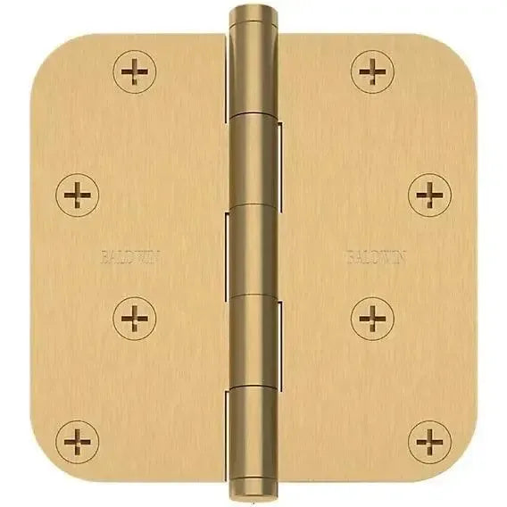 Baldwin EstateBaldwin 1140 5/8" Radius Corner Hinge in Vintage Brass