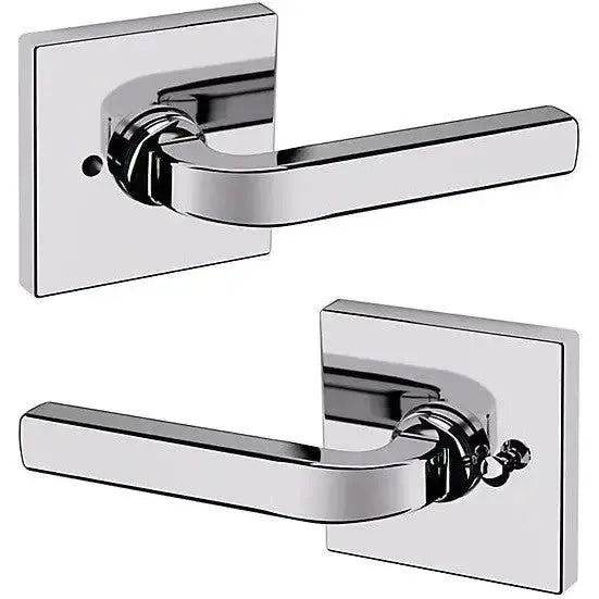 Baldwin 5190 Lever with R017 Rosette in Polished Chrome finish