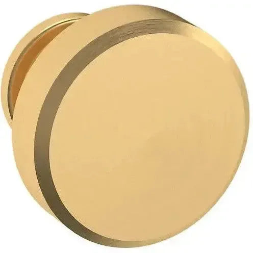 Baldwin Bevel Knob in Lifetime Satin Brass finish