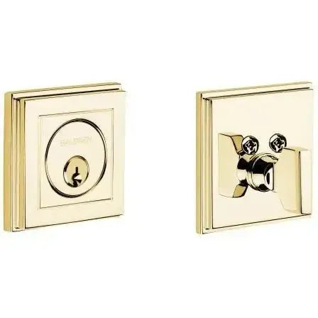 Baldwin Hollywood Hills Deadbolt in Lifetime Polished Brass finish
