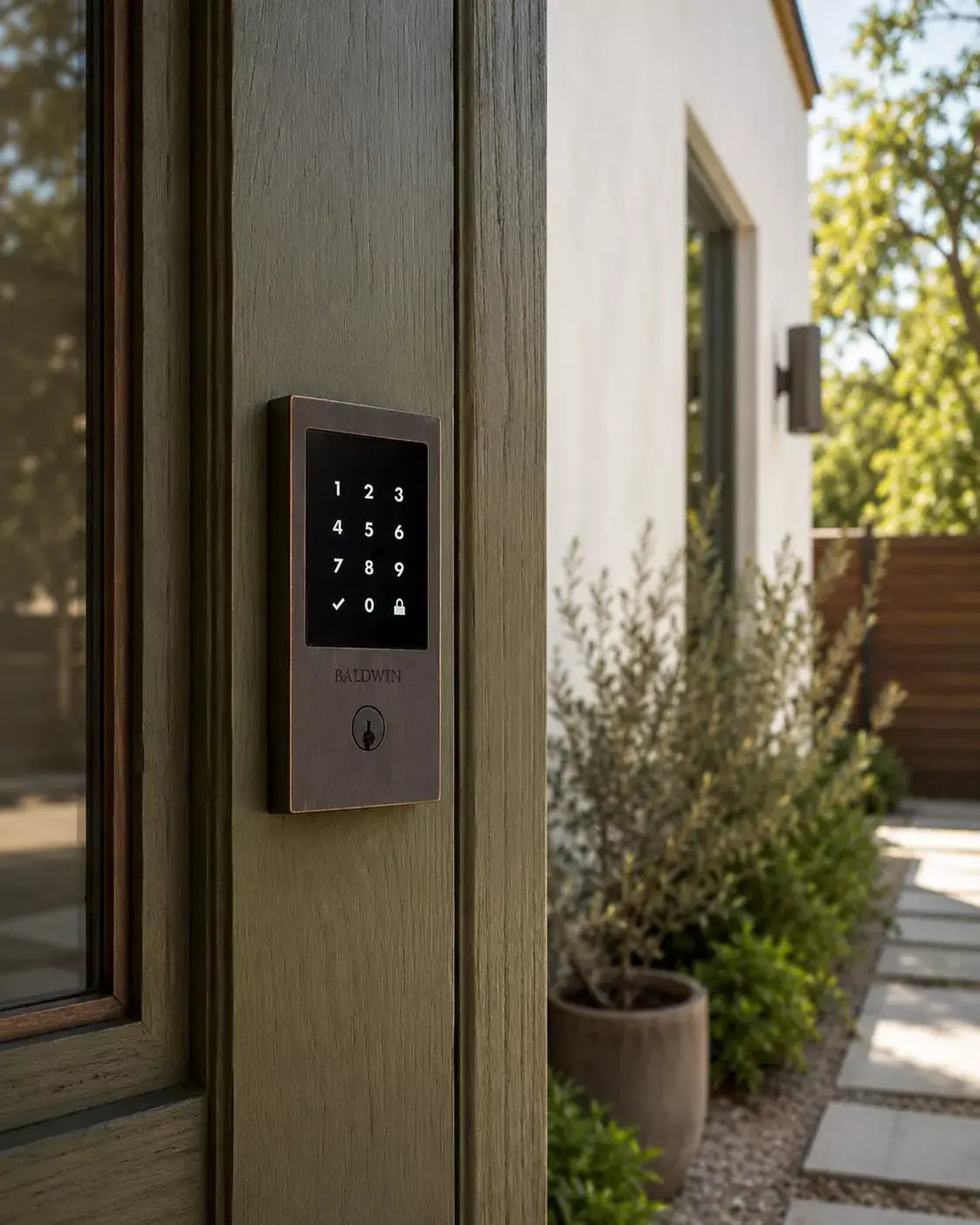 Baldwin Minneapolis Electronic Touchscreen Deadbolt in finish
