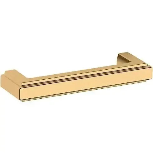 Baldwin Raised Cabinet Pull in Lifetime Polished Brass finish