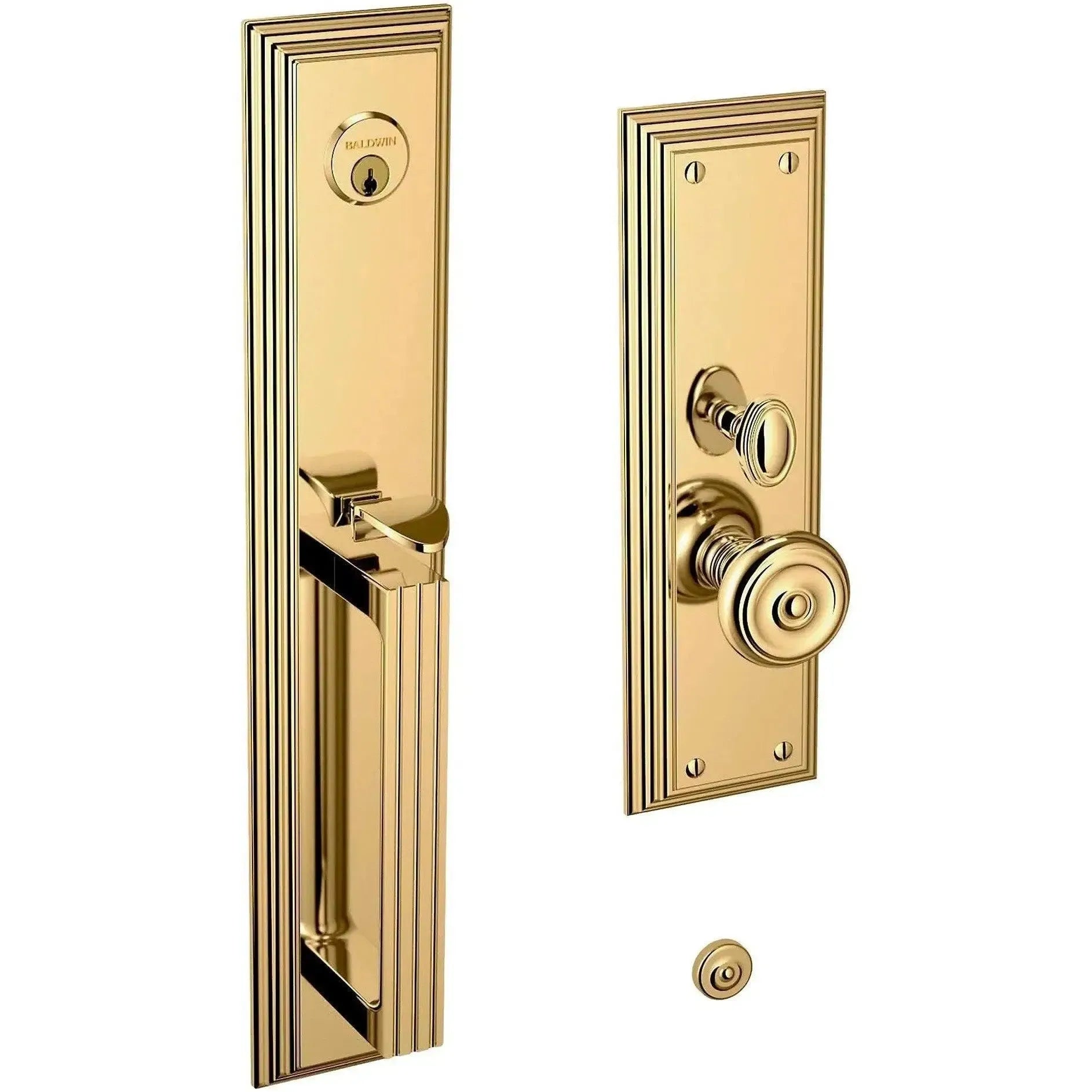 Baldwin EstateBaldwin Tremont Mortise Handleset Entrance Trim with Interior 5020 Knob in