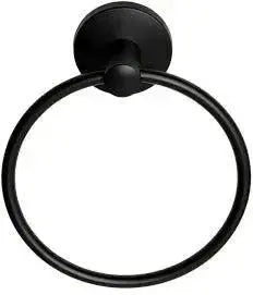 Better Home Products Fisherman's Wharf Towel Ring in Black finish