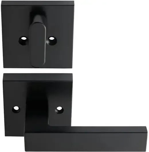 Better Home Products Forest Hill Handleset Trim Lever - Exterior Handleset Sold Separately in Matte Black finish