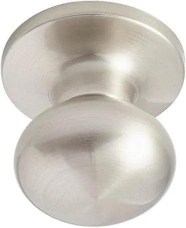 Better Home Products Noe Valley Mushroom Passage Knob Satin Nickel