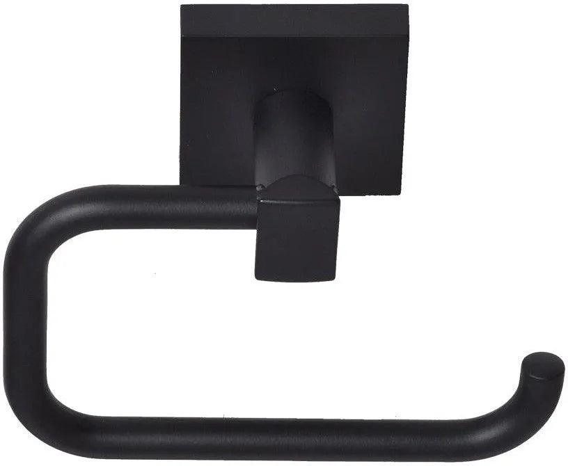 Better Home Products Santa Cruz Euro Paper Holder in Black finish