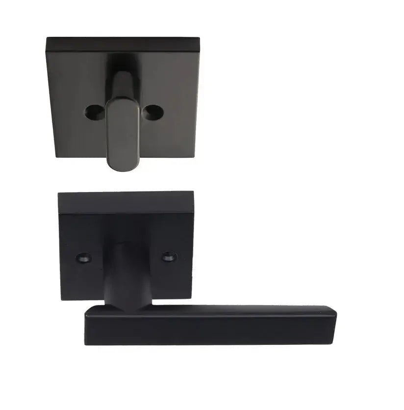 Better Home Products Santa Cruz Handleset Trim Lever - Exterior Handleset Sold Separately in Matte Black finish