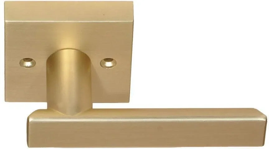 Better Home Products Santa Cruz Handleset Trim Lever in Satin Brass finish