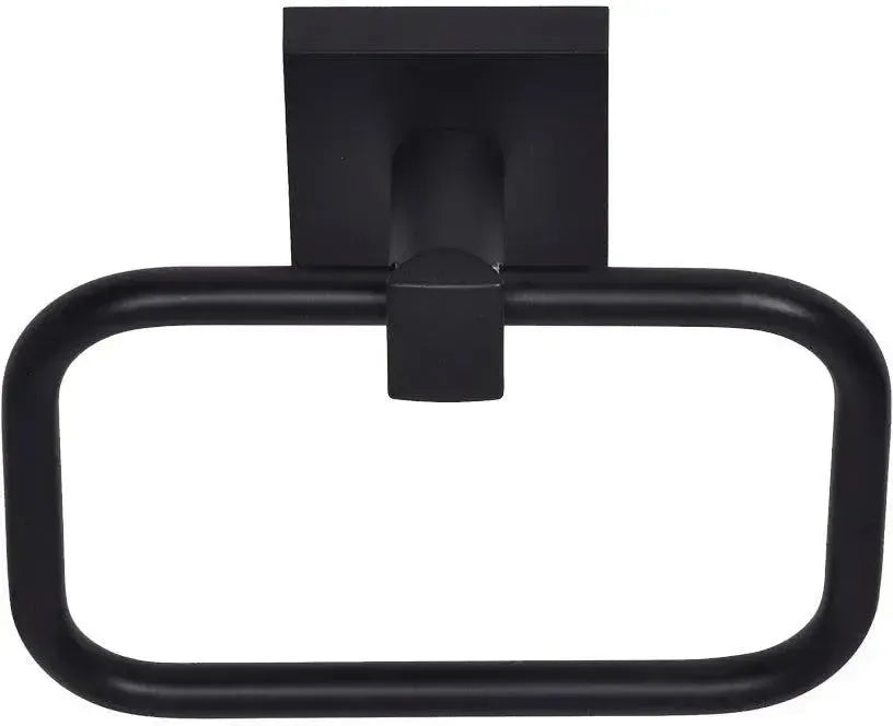 Better Home Products Santa Cruz Towel Ring Black