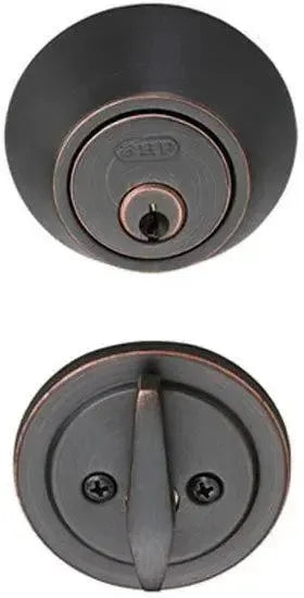 Better Home Products Single Cylinder Deadbolt Dark Bronze