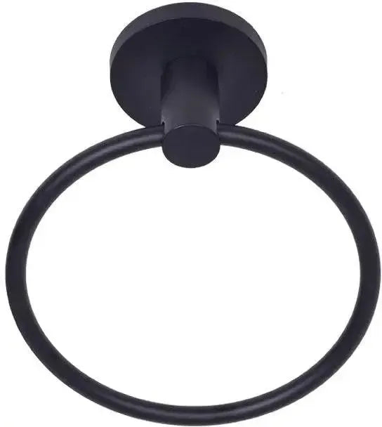 Better Home Products Stinson Beach Towel Ring Black