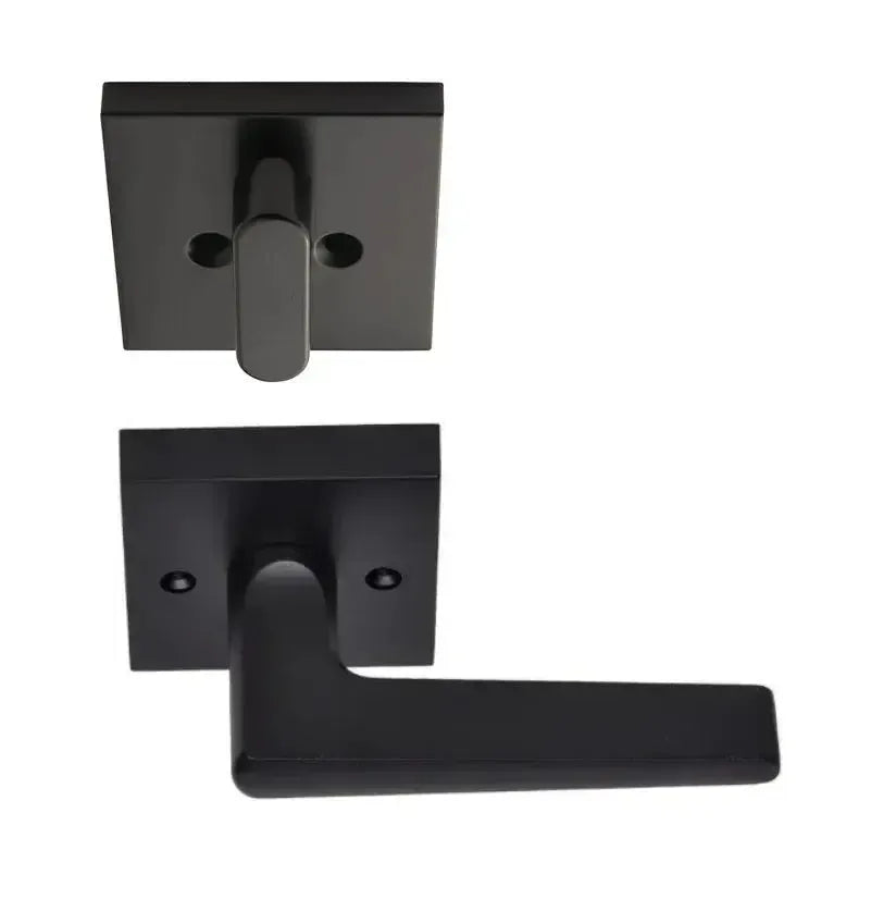 Better Home Products Tiburon Handleset Trim Lever - Exterior Handleset Sold Separately in Matte Black finish