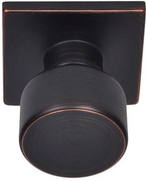 Better Home Products Union Square Handleset Trim Knob in Dark Bronze finish