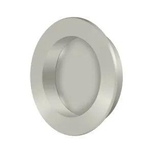 Deltana 2 3/8" Round Flush Pull Brushed Nickel
