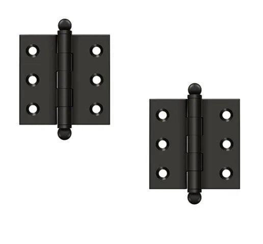 DeltanaDeltana 2" x 2" Hinge with Ball Tips (Pair) in