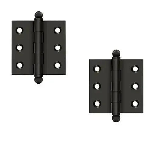 DeltanaDeltana 2" x 2" Hinge with Ball Tips (Pair) in