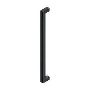 Deltana 24" CTC Contemporary Pull, Single Side in Paint Black finish