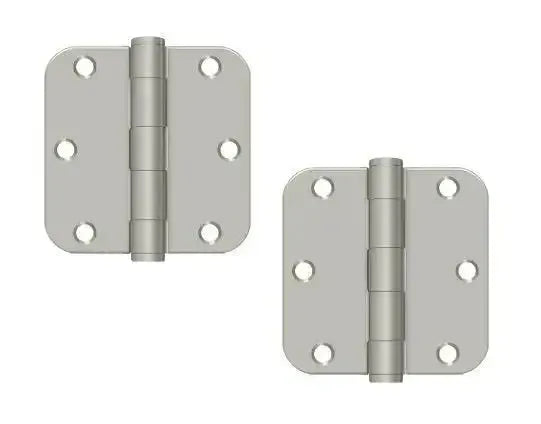 DeltanaDeltana 3-1/2" x 3-1/2" x 5/8" Radius Hinge, Heavy Duty in