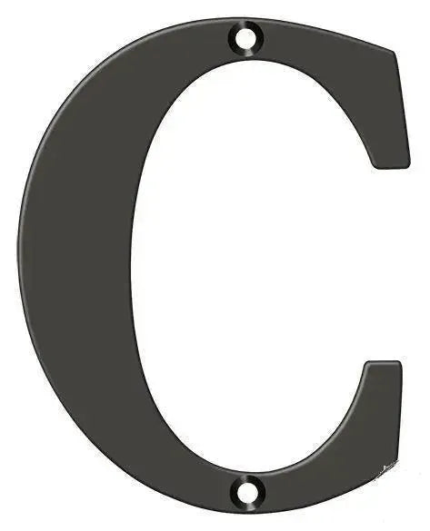 DeltanaDeltana 4" Residential Letter C in Oil Rubbed Bronze