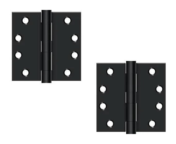 DeltanaDeltana 4" x 4" Square Corner Hinge, Heavy Duty in