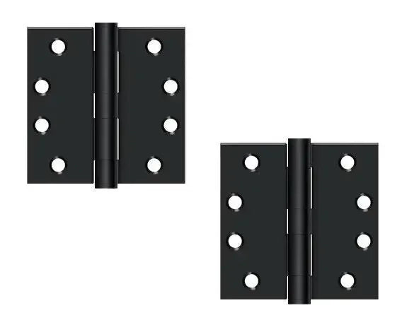 DeltanaDeltana 4" x 4" Square Corner Hinge, Heavy Duty in