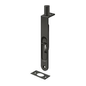 Deltana 6" Flush Bolt with Round Corners in Oil Rubbed Bronze finish
