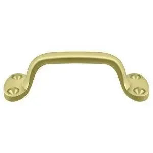 Deltana 6" Overall Pull in Polished Brass finish