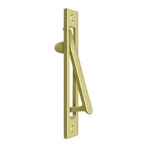 Deltana 6" Sliding Pocket Door Edge Pull Polished Brass