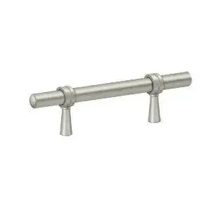 Deltana Adjustable Pull, 4 3/4" in Brushed Nickel finish