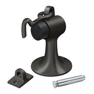 Deltana Cement Floor Mount Bumper with Hook and Eye Oil Rubbed Bronze
