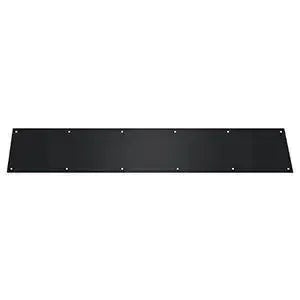 Deltana Kick Plate 6" x 34" in Paint Black finish