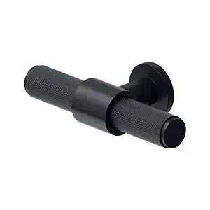 Deltana Knurled Pull in Paint Black finish