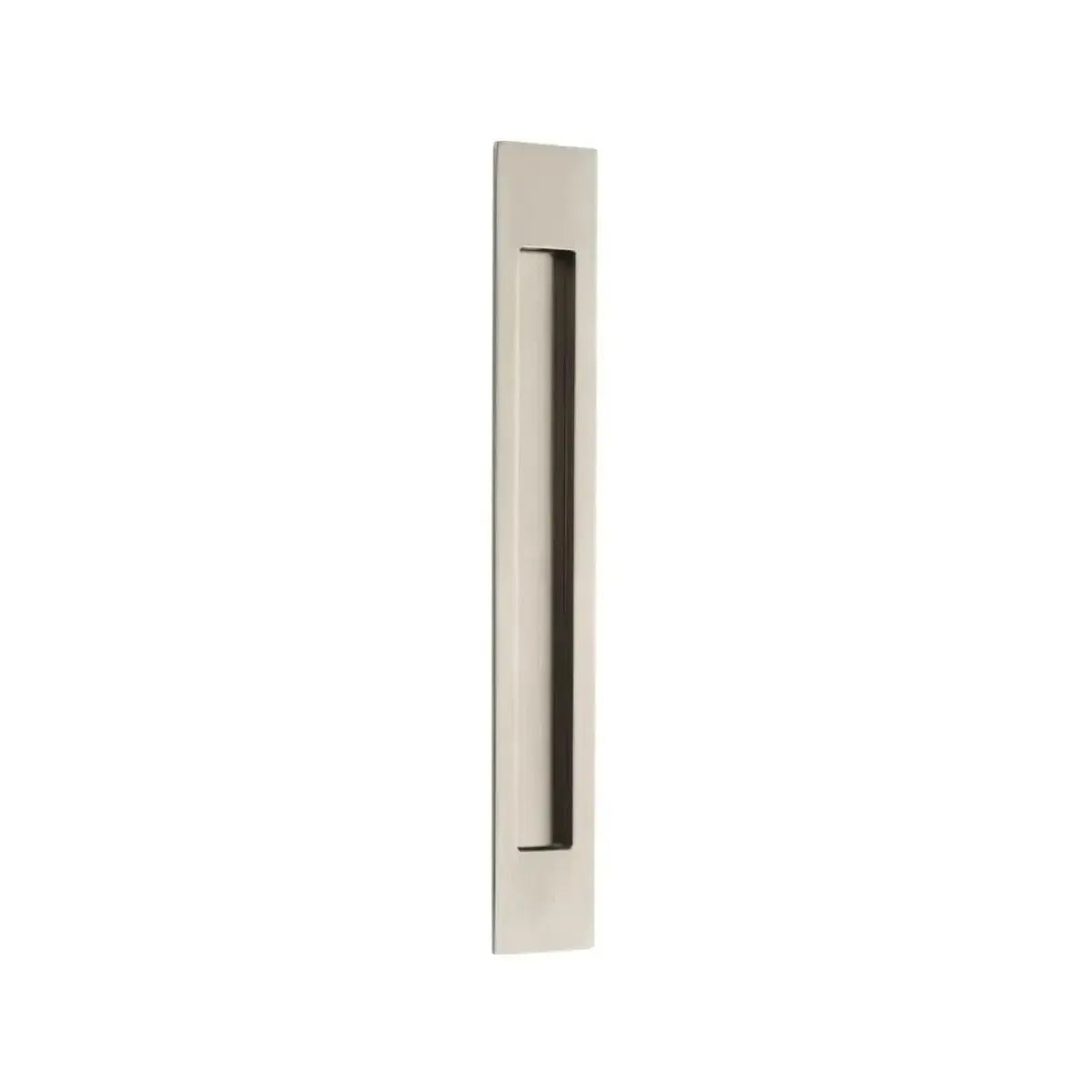 Emtek 14" Modern Rectangular Flush Pull in Satin Nickel finish