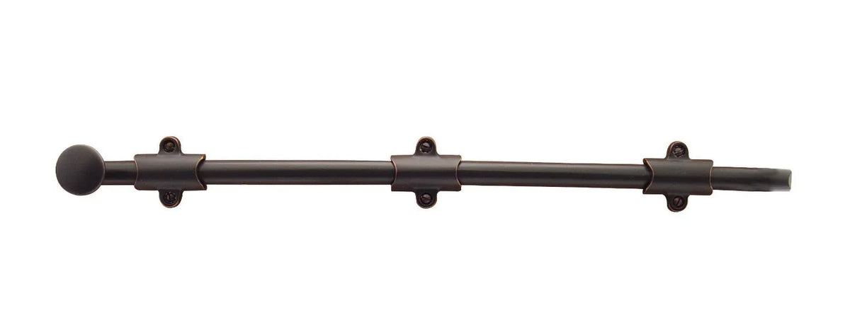 Emtek 18" Surface Bolt in Oil Rubbed Bronze finish