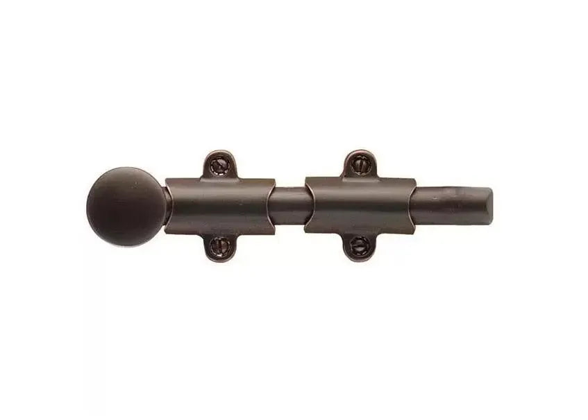 Emtek 6" Surface Bolt in Oil Rubbed Bronze finish
