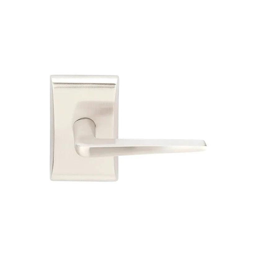 Emtek Athena Lever With Neos Rosette Satin Nickel