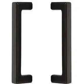 Emtek Back to Back 8" Wilshire Door Pull Oil Rubbed Bronze
