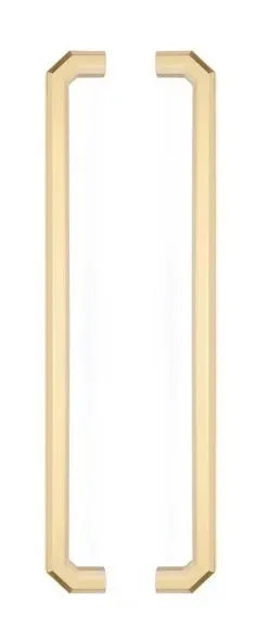Emtek Back to Back Riviera Appliance Pull Satin Brass