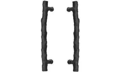 EmtekEmtek Back to Back Twig Bronze Door Pull, 8" Center to Center in