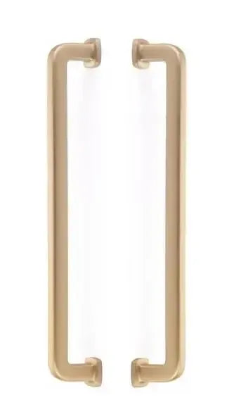 Emtek Back to Back Westridge Appliance Pull in Satin Brass finish