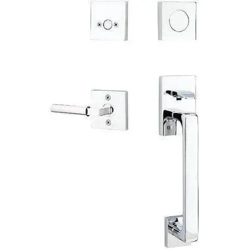 Emtek Baden Entrance Handleset With Hercules Lever in