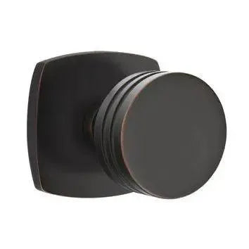Emtek Bern Knob with Urban Modern Rosette in
