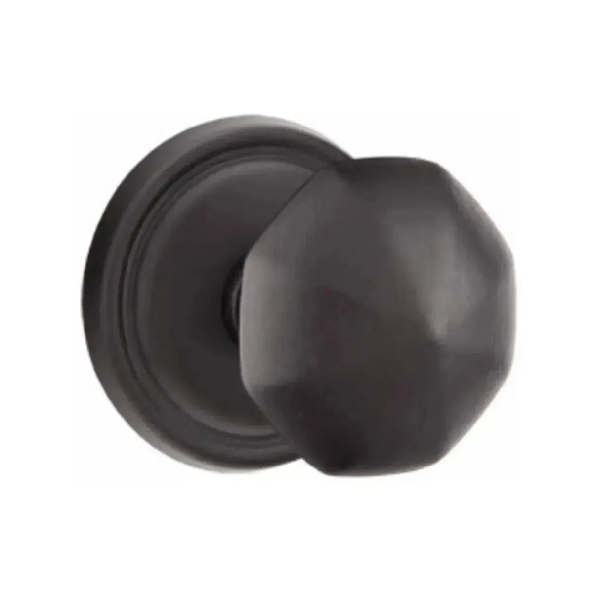 Emtek Bronze Octagon Knob With #12 Rosette in