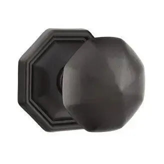 Emtek Bronze Octagon Knob with #15 Rosette in