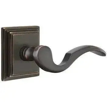 EmtekEmtek Cortina Lever With Wilshire Rosette in