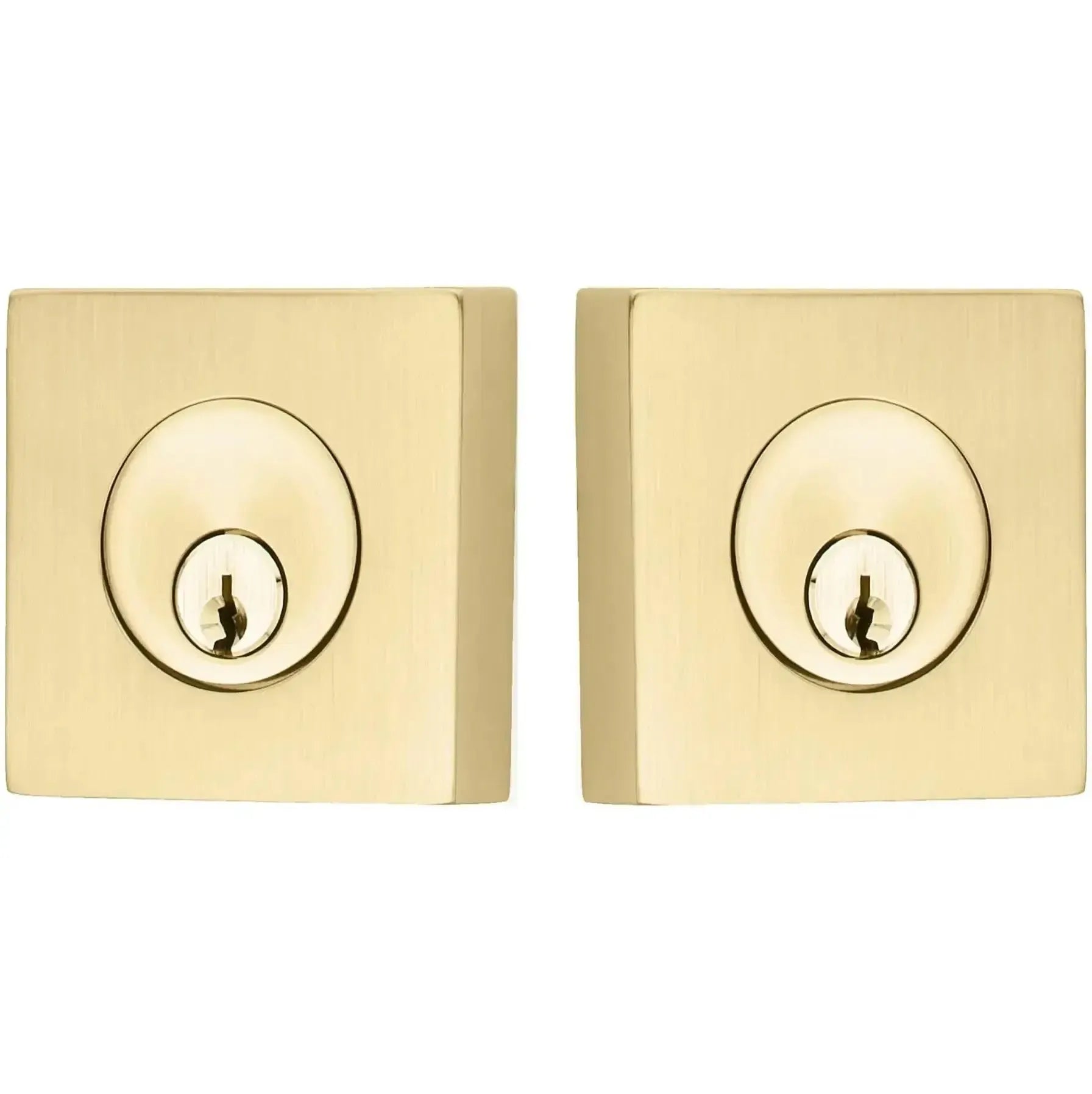 EmtekEmtek Double Cylinder Square Keyed Deadbolt in