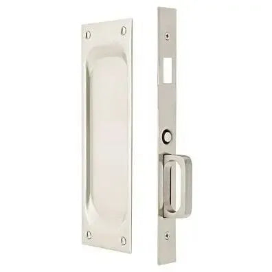Emtek Classic Pocket Door Mortise Lock in Satin Nickel finish